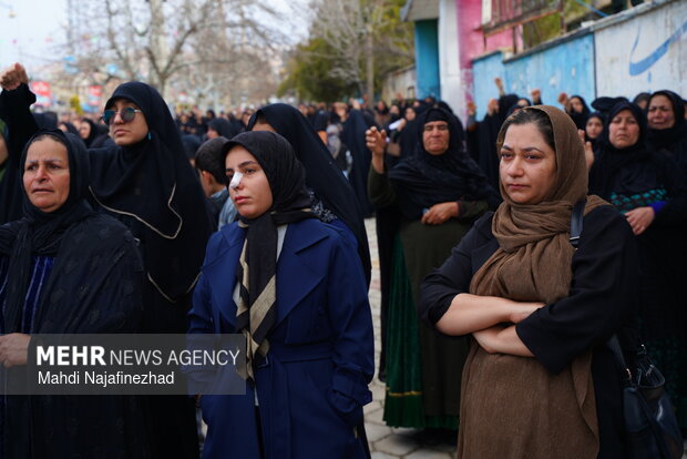 سوگواری شهادت رهبر معظم انقلاب در یاسوج