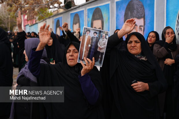 سوگواری شهادت رهبر معظم انقلاب در یاسوج