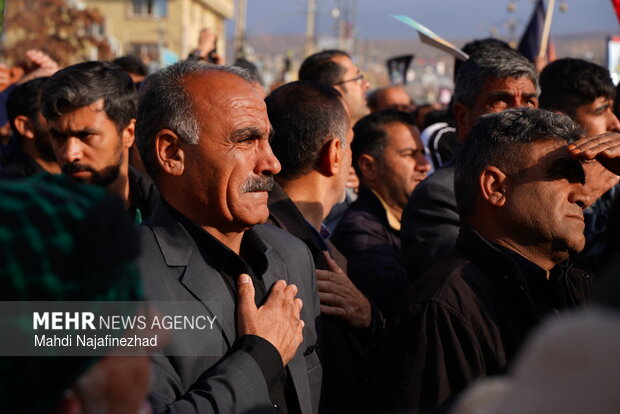 سوگواری شهادت رهبر معظم انقلاب در یاسوج
