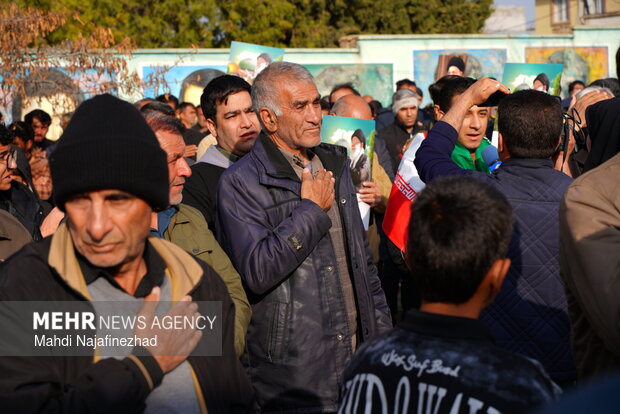 سوگواری شهادت رهبر معظم انقلاب در یاسوج