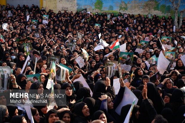 سوگواری شهادت رهبر معظم انقلاب در یاسوج