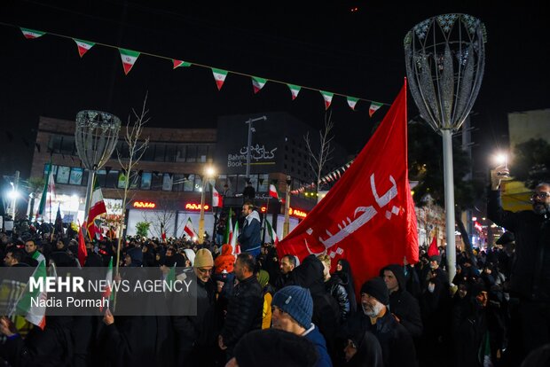 اجتماع سوگواران شهادت رهبر معظم انقلاب در کرج