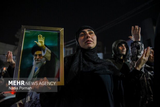 اجتماع سوگواران شهادت رهبر معظم انقلاب در کرج