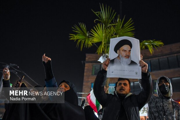 اجتماع سوگواران شهادت رهبر معظم انقلاب در کرج