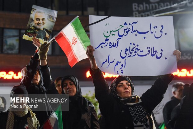اجتماع سوگواران شهادت رهبر معظم انقلاب در کرج