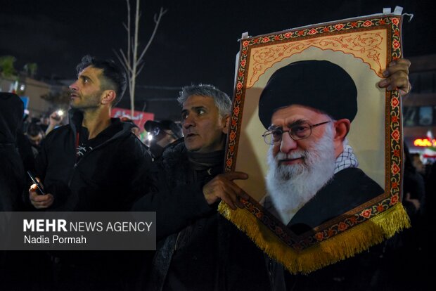 اجتماع سوگواران شهادت رهبر معظم انقلاب در کرج