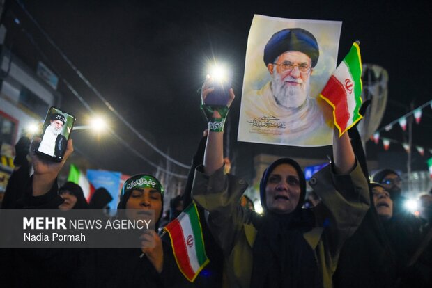 اجتماع سوگواران شهادت رهبر معظم انقلاب در کرج