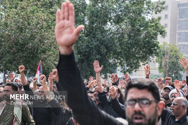سوگواری شهادت رهبر معظم انقلاب در بندرعباس