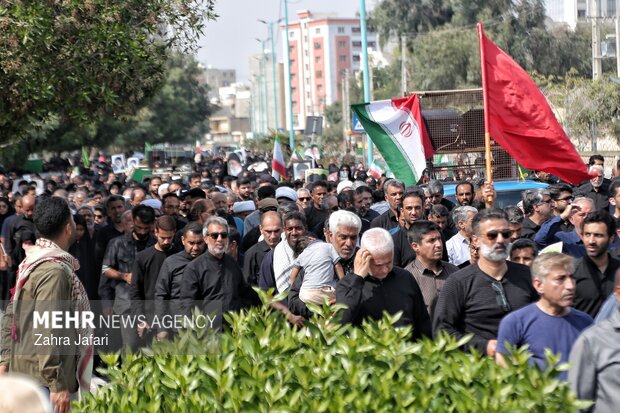 سوگواری شهادت رهبر معظم انقلاب در بندرعباس