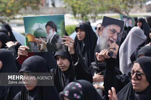 سوگواری شهادت رهبر معظم انقلاب در بندرعباس