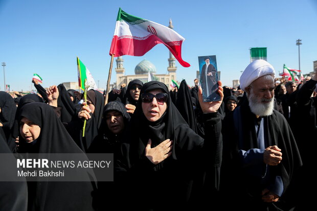 تشییع ۶ شهید حمله آمریکایی_صهیونیستی در قم