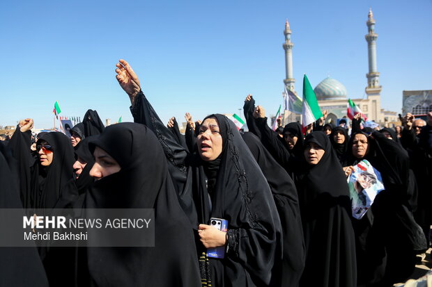 تشییع ۶ شهید حمله آمریکایی_صهیونیستی در قم