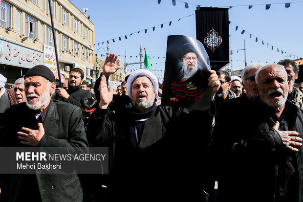 تشییع ۶ شهید حمله آمریکایی_صهیونیستی در قم