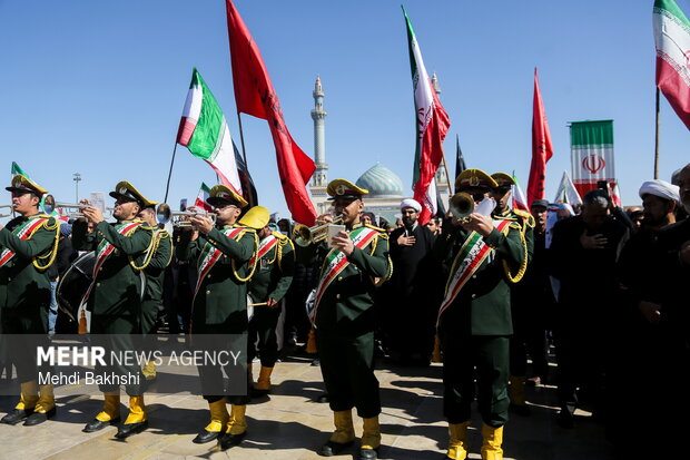 تشییع ۶ شهید حمله آمریکایی_صهیونیستی در قم