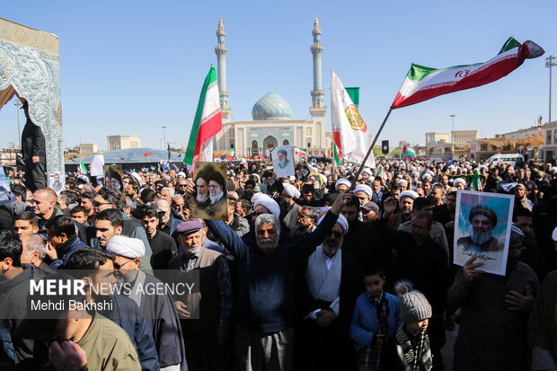 تشییع ۶ شهید حمله آمریکایی_صهیونیستی در قم