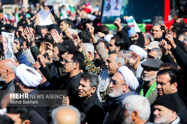 تشییع ۶ شهید حمله آمریکایی_صهیونیستی در قم