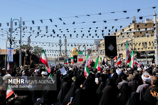 تشییع ۶ شهید حمله آمریکایی_صهیونیستی در قم