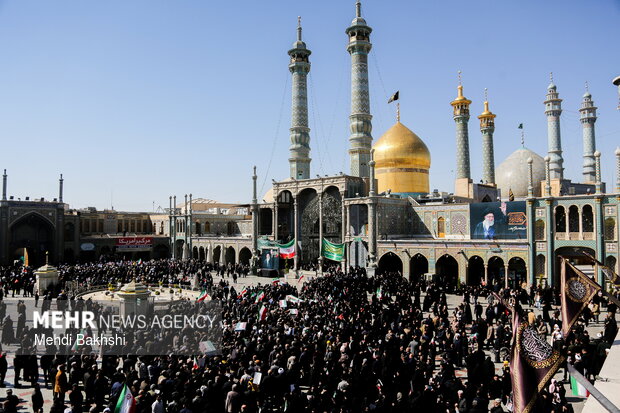 تشییع ۶ شهید حمله آمریکایی_صهیونیستی در قم