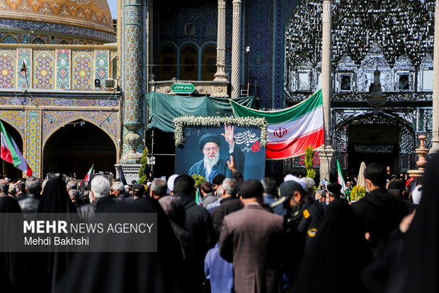 تشییع ۶ شهید حمله آمریکایی_صهیونیستی در قم