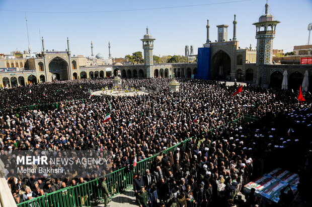 تشییع ۶ شهید حمله آمریکایی_صهیونیستی در قم