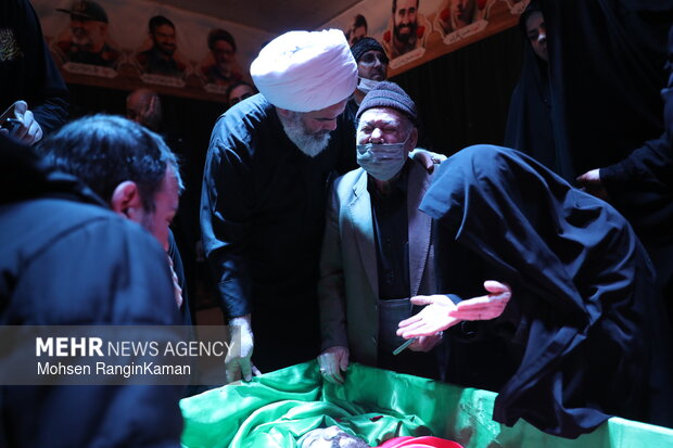 وداع با پیکر شهدای حملات صهیونی-آمریکایی