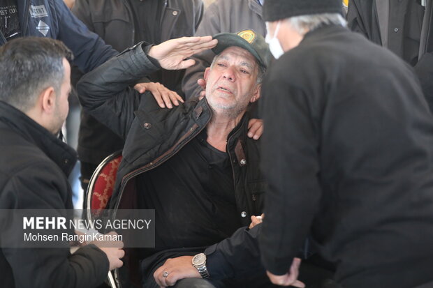 وداع با پیکر شهدای حملات صهیونی-آمریکایی