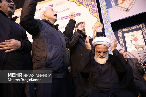 وداع با پیکر شهدای حملات صهیونی-آمریکایی