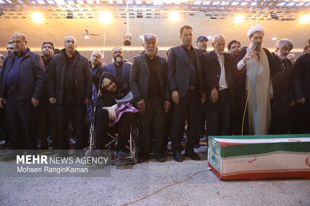 وداع با پیکر شهدای حملات صهیونی-آمریکایی