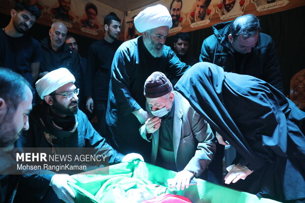 وداع با پیکر شهدای حملات صهیونی-آمریکایی