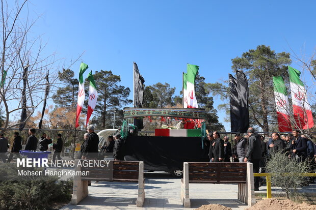 وداع با پیکر شهدای حملات صهیونی-آمریکایی