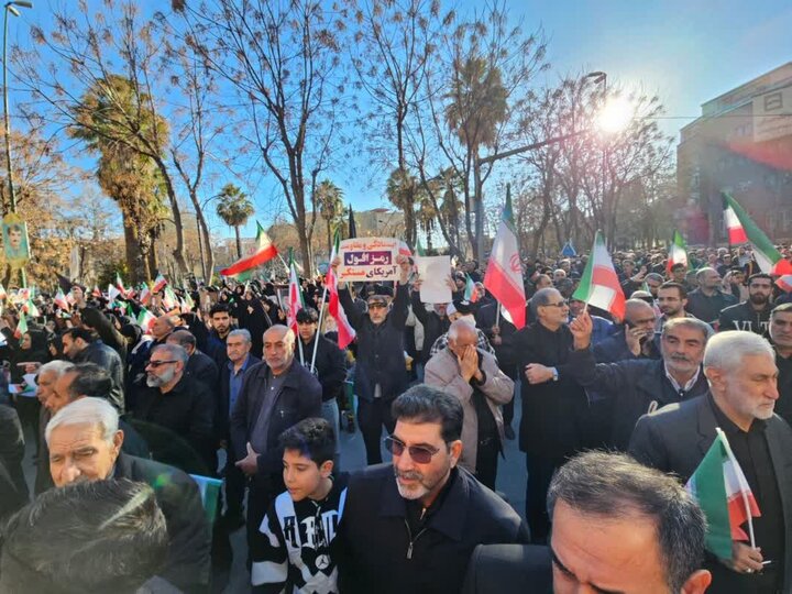 خرم‌آبادی‌ها در تجمع امروز: «نه سازش، نه تسلیم، نبرد با آمریکا»