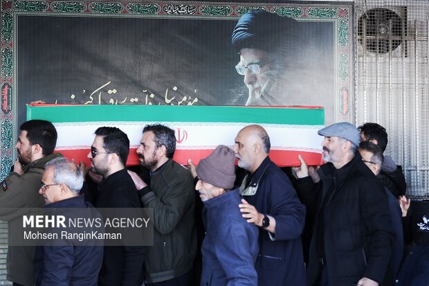 مراسم تشییع و تدفین شهید محمدعلی سعادت