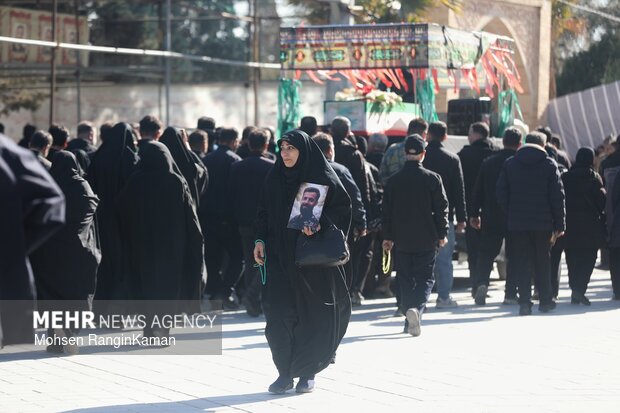 مراسم تشییع و تدفین شهید محمدعلی سعادت