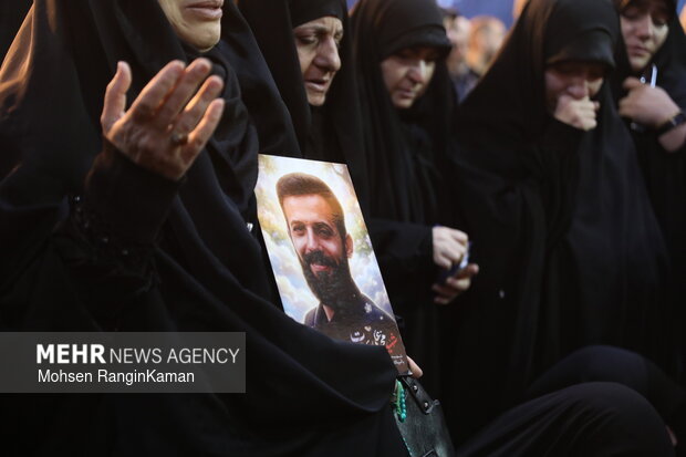 مراسم تشییع و تدفین شهید محمدعلی سعادت