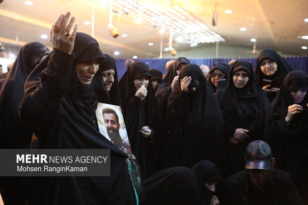 مراسم تشییع و تدفین شهید محمدعلی سعادت