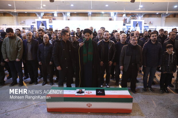 مراسم تشییع و تدفین شهید محمدعلی سعادت