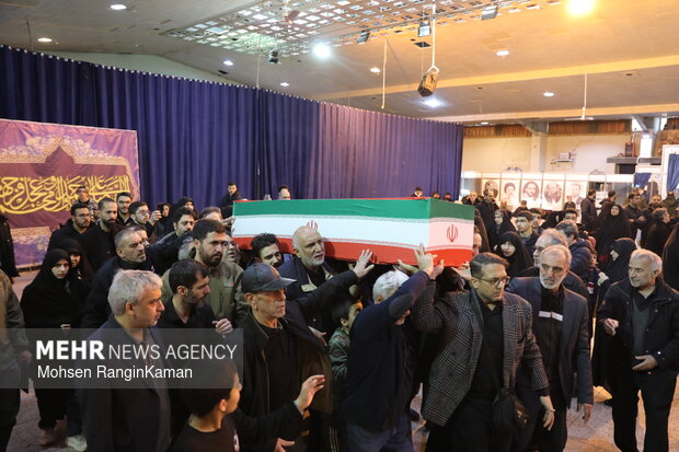 مراسم تشییع و تدفین شهید محمدعلی سعادت