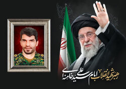 تشییع پیکر شهید محمد شاه حسینی در آرادان