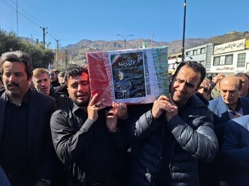 پیکر شهید «امیر محمد نظامیوند چگینی» در زادگاهش رودبار آرام گرفت