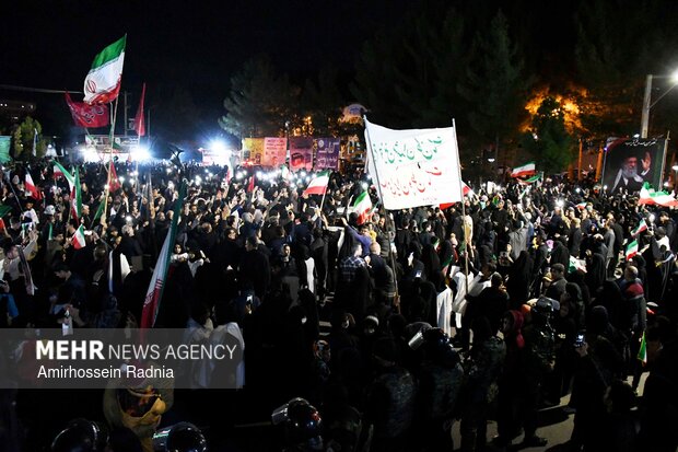 اجتماع عزاداران بیرجندی در پی شهادت قائد امت
