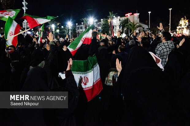 رجزخوانی رشتوندان در شب چهارم شهادت رهبر معظم انقلاب