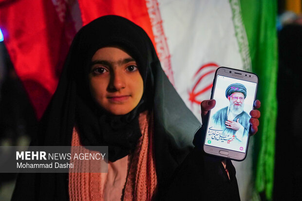 سومین شب اجتماع سوگواران شهادت امام خامنه‌ای در اردبیل