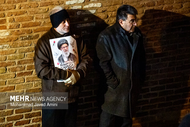 سومین شب اجتماع سوگواران شهادت امام خامنه‌ای در قزوین