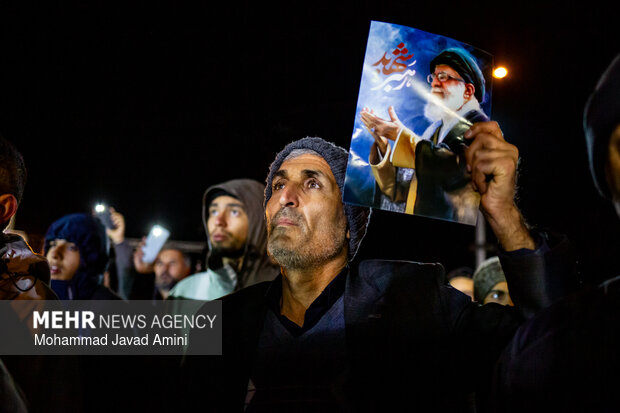 سومین شب اجتماع سوگواران شهادت امام خامنه‌ای در قزوین