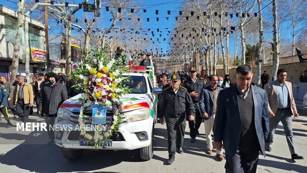 تشییع پیکر ۲ شهید در خرم‌آباد و الشتر