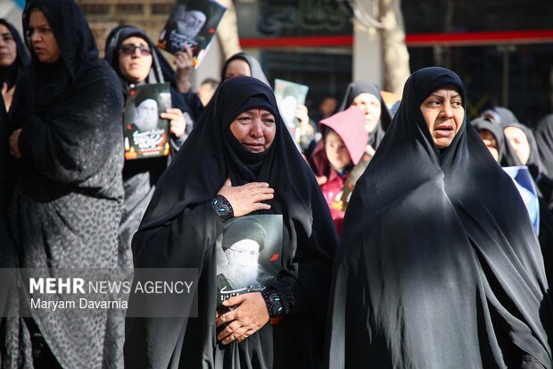 مراسم تشییع و خاکسپاری شهید «مصطفی نکویی» در اسفراین