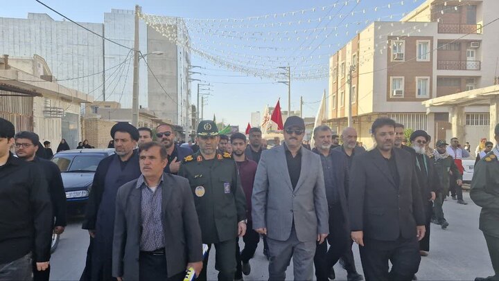 پیکر مطهر شهید «محمدرضا تمدن فر» در دیلم تشییع شد