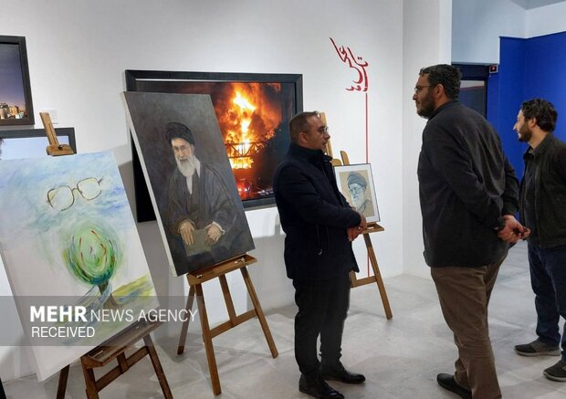 رویداد خلق اثر «رهبر شهید» در حوزه هنری