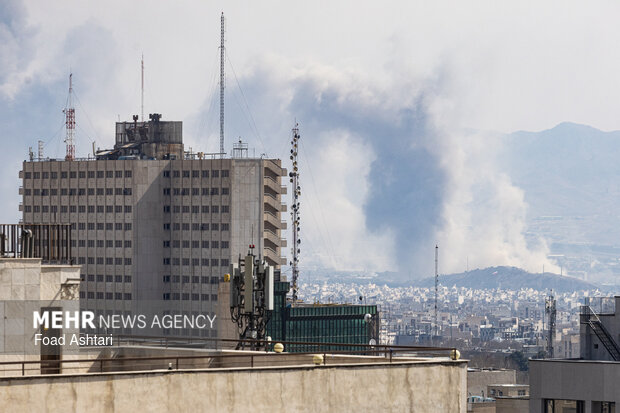 حمله هوایی صهیونی- آمریکایی به تهران