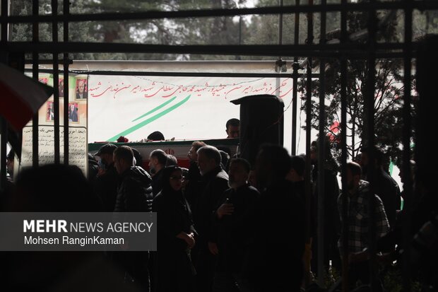 وداع با پیکر شهدای حملات صهیونی-آمریکایی